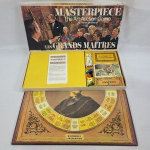 Masterpiece Vintage 1970 Game Art Auction Boardgame by Parker Brothers